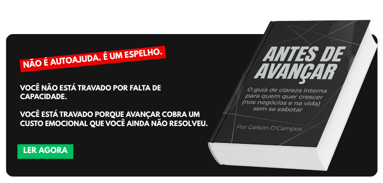 LIVRO: ANTES DE AVANÇAR